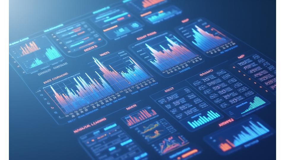 Algoritmų našumo palyginimo diagrama su gyvais duomenimis, iliustruojanti gilaus mokymosi, pastiprinimo mokymosi ir NLP privalumus.